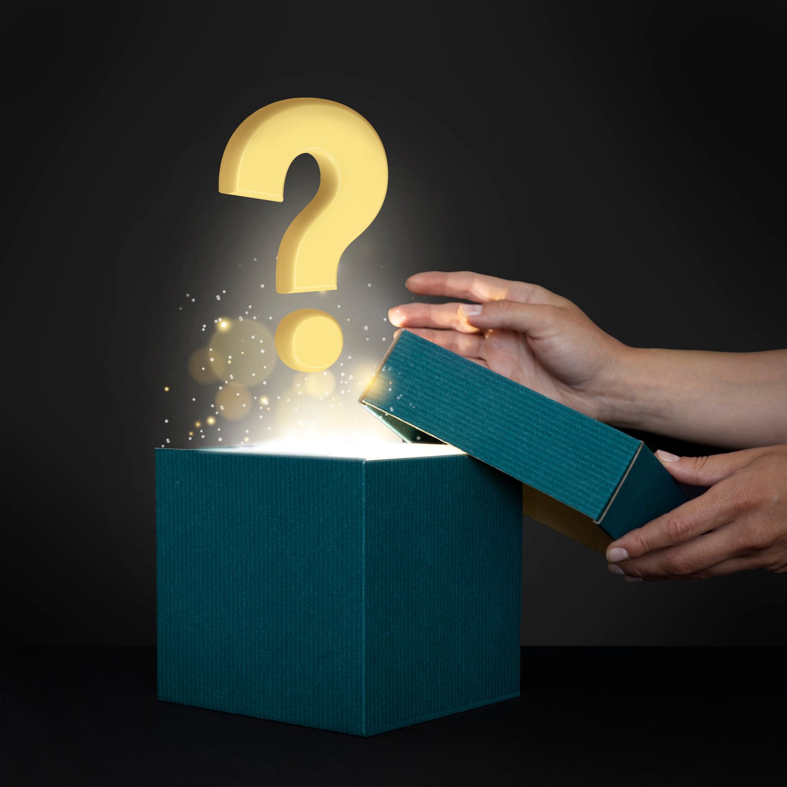 mystery box with gifts concept scaled